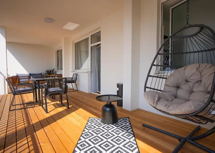 Bright In The Center With A Balcony